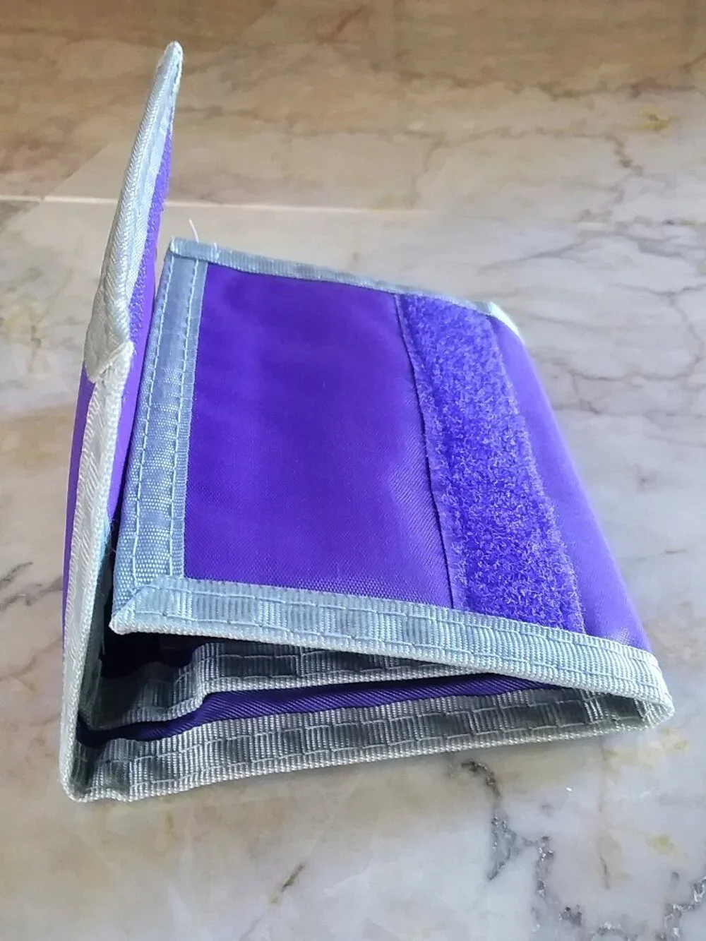 Colorado Rockies Purple Tri-fold Nylon Wallet 1992 Like New, Vintage MLB